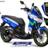 Decal Stiker Yamaha LEXI 125 BLUE MOVISTAR GP